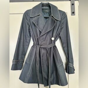 Tahari Indigo Trench - S